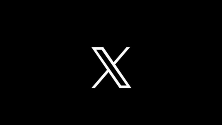 X em branco led em um fundo preto - nova identidade da rede social X, antigo Twitter.