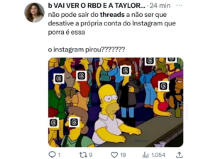 Usuários comparam Threads e Twitter.