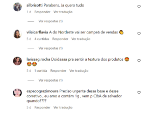 Comentários na publicação que anunciou a parceria entre as empresas