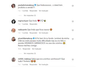 Usuários comentando sobre a novidade