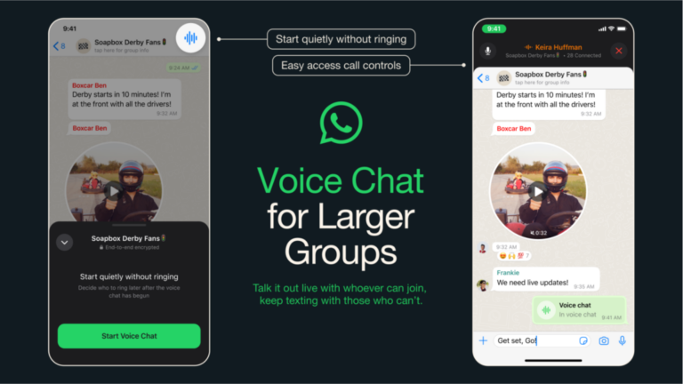 imagem de como funciona o chat por voz do WhatsApp