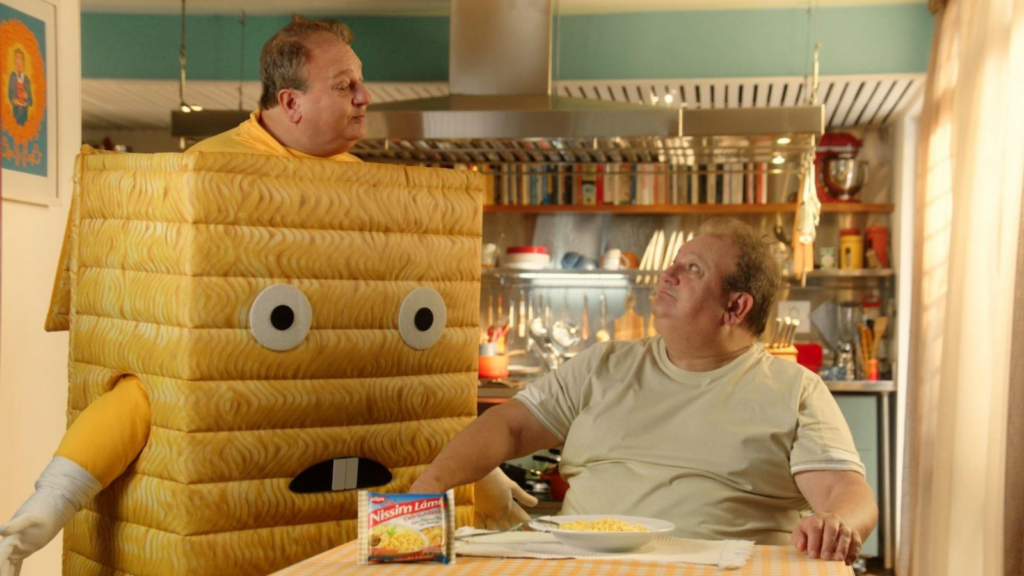 imagem do Jacquin em comercial da Nissin